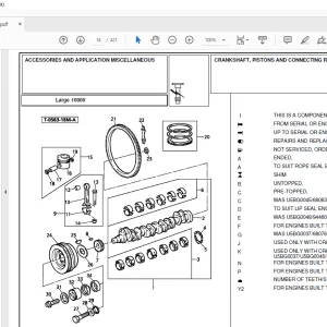Landini Tractor 10000 Parts Catalog Manual 3302311M4 - PDF