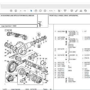 Landini Tractor 19000 Parts Catalog_1637231M1 - PDF DOWNLOAD