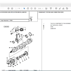 Landini Tractor 19500 Parts Catalog Manual 1637253M1 -  PDF DOWNLOAD