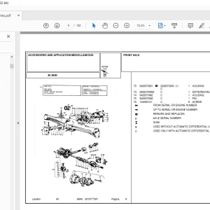 Landini Tractor 6840 Parts Catalog Manual 3310777M1 - PDF DOWNLOAD