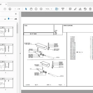 Laverda B260 Header Parts Manual - PDF