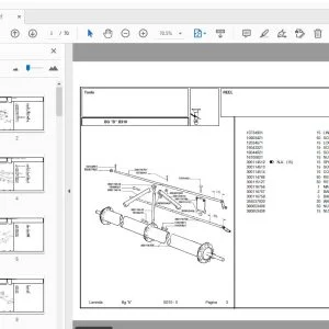 Laverda B310 Header Parts Manual - PDF