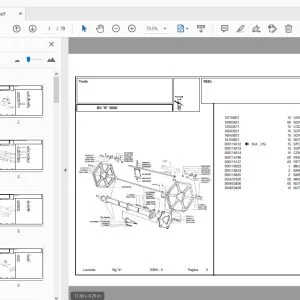 Laverda B360 Header Parts Manual - PDF