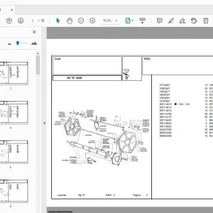 Laverda B400 Header Parts Manual - PDF