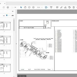 Laverda Barra FF 2009 Header Parts Manual - PDF
