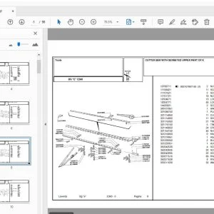 Laverda E360 Header Parts Manual - PDF