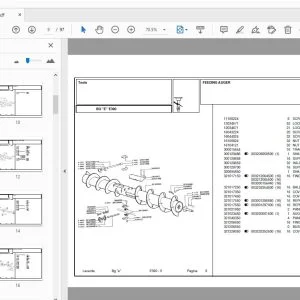 Laverda E390 Header Parts Manual - PDF