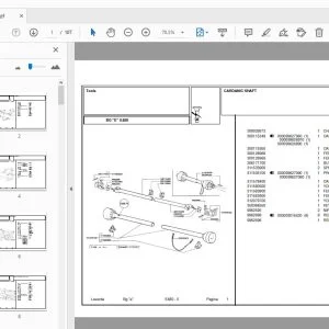 Laverda E480 Header Parts Manual - PDF