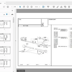 Laverda E600 Header Parts Manual - PDF