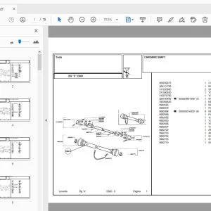 Laverda E660 Header Parts Manual - PDF