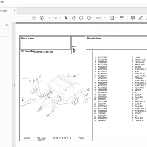 Laverda FB12.12 FB12.15 Parts Manual  - PDF DOWNLOAD