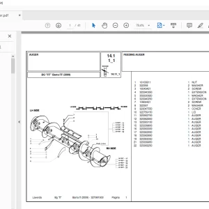 Laverda Header Barra_FF_2009 Parts Catalog  Manual -  PDF DOWNLOAD