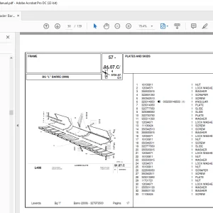 Laverda Header Barre 2006 Parts Catalog Manual  - PDF DOWNLOAD