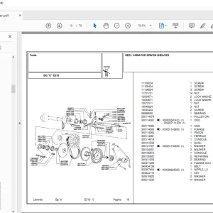 Laverda Header E310 Parts Catalog Manual - PDF DOWNLOAD