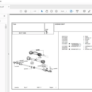 Laverda Header E420 Parts Catalog Manual  - PDF DOWNLOAD