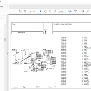 Laverda Header E660 Parts Catalog Manual - PDF DOWNLOAD