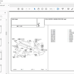 Laverda Header L470 Parts Catalog Manual -  PDF DOWNLOAD