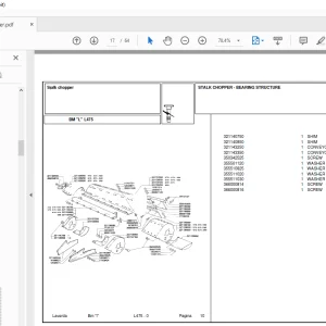 Laverda Header L475 Parts Catalog Manual - PDF DOWNLOAD
