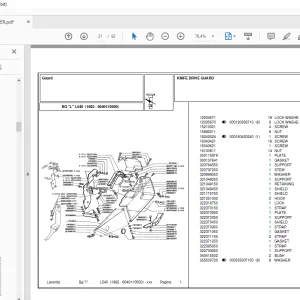 Laverda Header L570 Parts Catalog Manual  - PDF DOWNLOAD