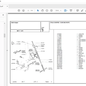 Laverda Header L575 Parts Catalog Manual - PDF DOWNLOAD