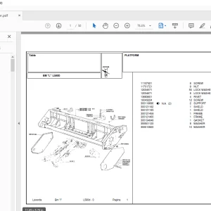 Laverda Header L580D Parts Catalog Manual - PDF DOWNLOAD