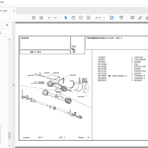 Laverda Header L675 Parts Catalog Manual - PDF DOWNLOAD