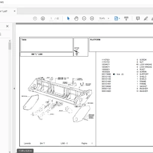 Laverda Header L680 Parts Catalog Manual - PDF DOWNLOAD