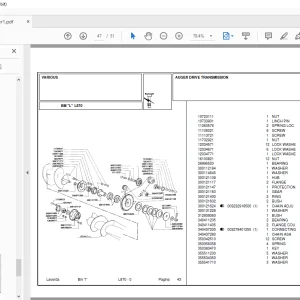 Laverda Header L870 Parts Catalog Manual - PDF DOWNLOAD