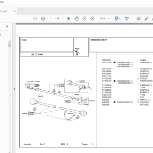 Laverda Header LX600 Parts Catalog Manual - PDF DOWNLOAD