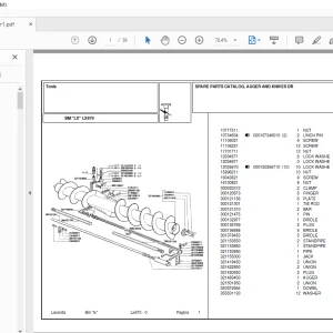 Laverda Header LX670 Parts Catalog Manual - PDF DOWNLOAD
