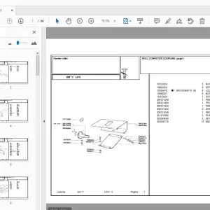 Laverda L470 Header Parts Manual - PDF