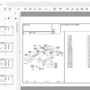 Laverda L475 Header Parts Manual - PDF