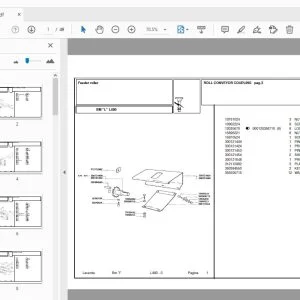 Laverda L480 Header Parts Manual - PDF