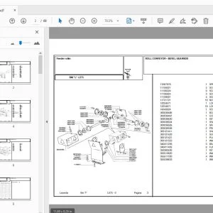 Laverda L575 Header Parts Manual - PDF