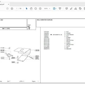 Laverda L575D Header Parts Manual - PDF