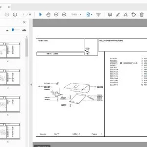 Laverda L580D Header Parts Manual - PDF