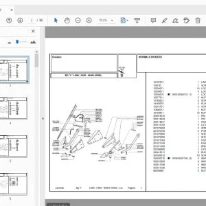 Laverda L600 Header Parts Manual - PDF