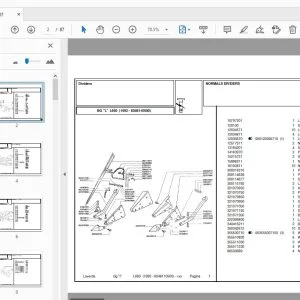 Laverda L660 Header Parts Manual - PDF