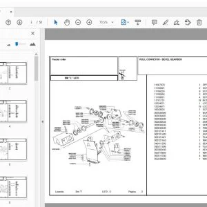 Laverda L870 Header Parts Manual - PDF