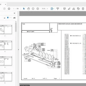 Laverda LX670 Header Parts Manual - PDF