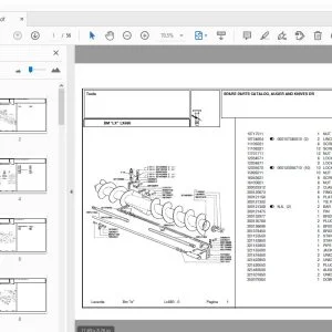 Laverda LX680 Header Parts Manual - PDF