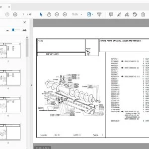 Laverda LX870 Header Parts Manual - PDF