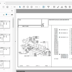 Laverda LX875 Header Parts Manual - PDF