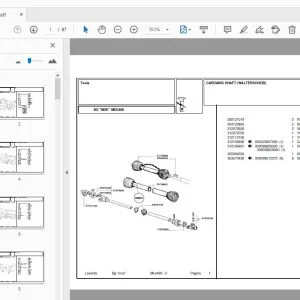 Laverda MXE480 Header Parts Manual - PDF