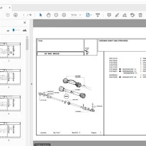 Laverda MXE540 Header Parts Manual - PDF