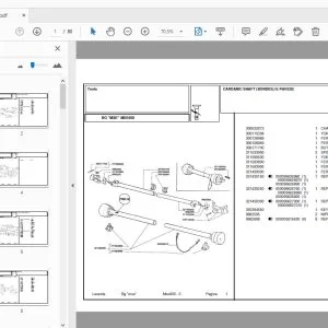 Laverda MXE600 Header Parts Manual - PDF
