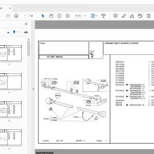 Laverda MXE660 Header Parts Manual - PDF