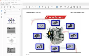 Lindner Unitrac 102 moteur Manuel des pièces - PDF DOWNLOAD