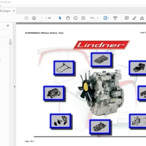 Lindner Unitrac 102 moteur Manuel des pièces - PDF DOWNLOAD
