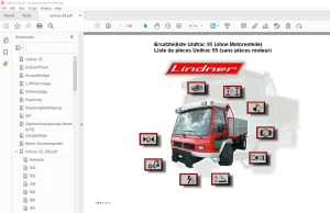 Lindner Unitrac 95  U Liste de pièces - PDF DOWNLOAD
